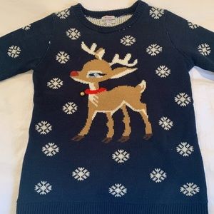 Rudolph Christmas sweater lights up M